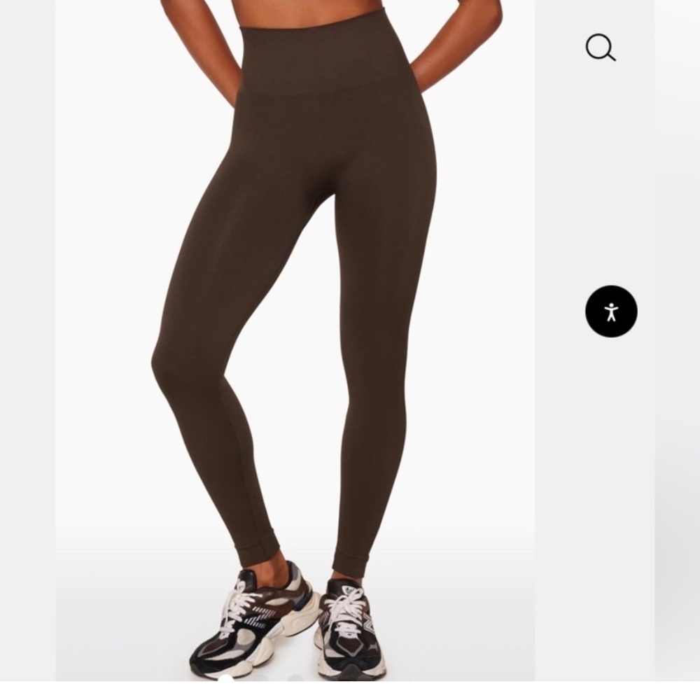 Set Active sculpt flex dark brown espresso leggings size large